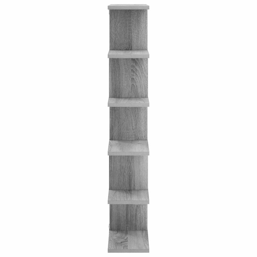 Wandplank Grijs Sonoma 70 x 17 x 101 cm Bewerkt hout
