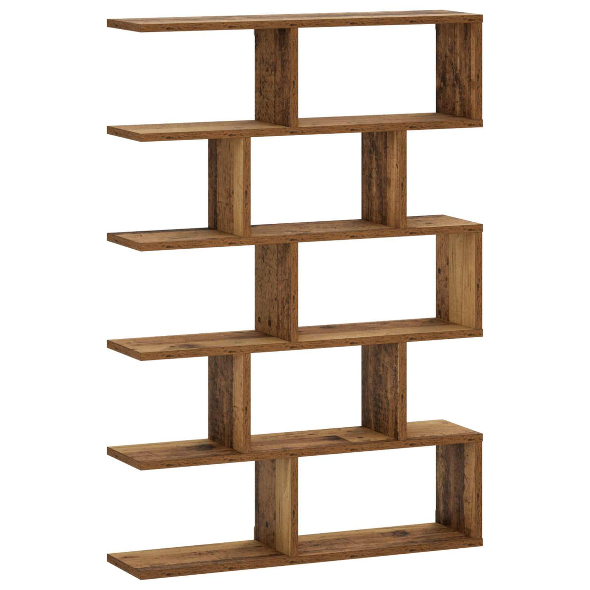 Wandplank Oud hout 70 x 17 x 101 cm Bewerkt hout