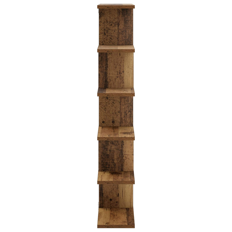 Wandplank Oud hout 70 x 17 x 101 cm Bewerkt hout