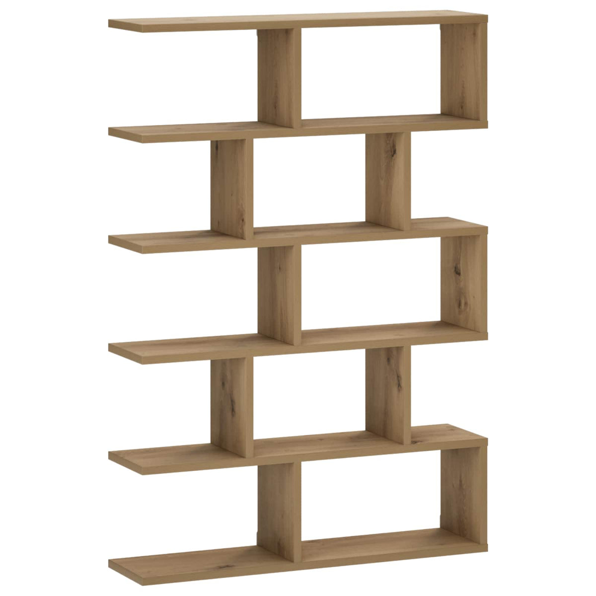 Wandplank Artisanaal eiken 70 x 17 x 101 cm Bewerkt hout