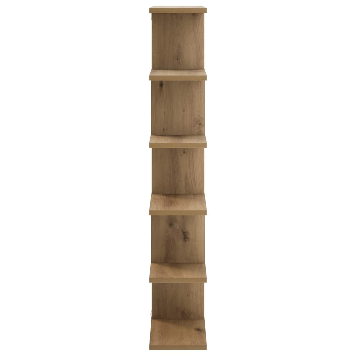 Wandplank Artisanaal eiken 70 x 17 x 101 cm Bewerkt hout