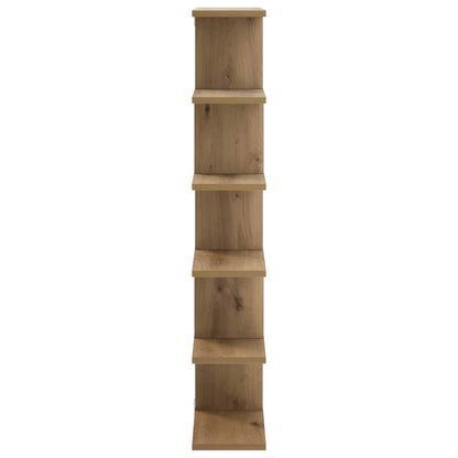 Wandplank Artisanaal eiken 70 x 17 x 101 cm Bewerkt hout