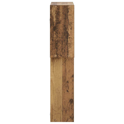 Wandplank Oud hout 98 x 17 x 91 cm Bewerkt hout