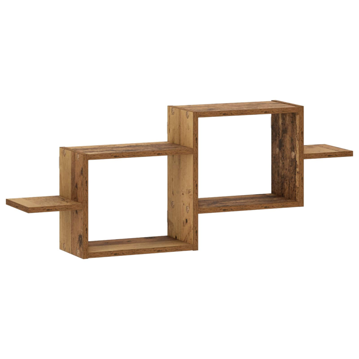Wandplank Oud hout 95 x 17 x 37 cm Bewerkt hout