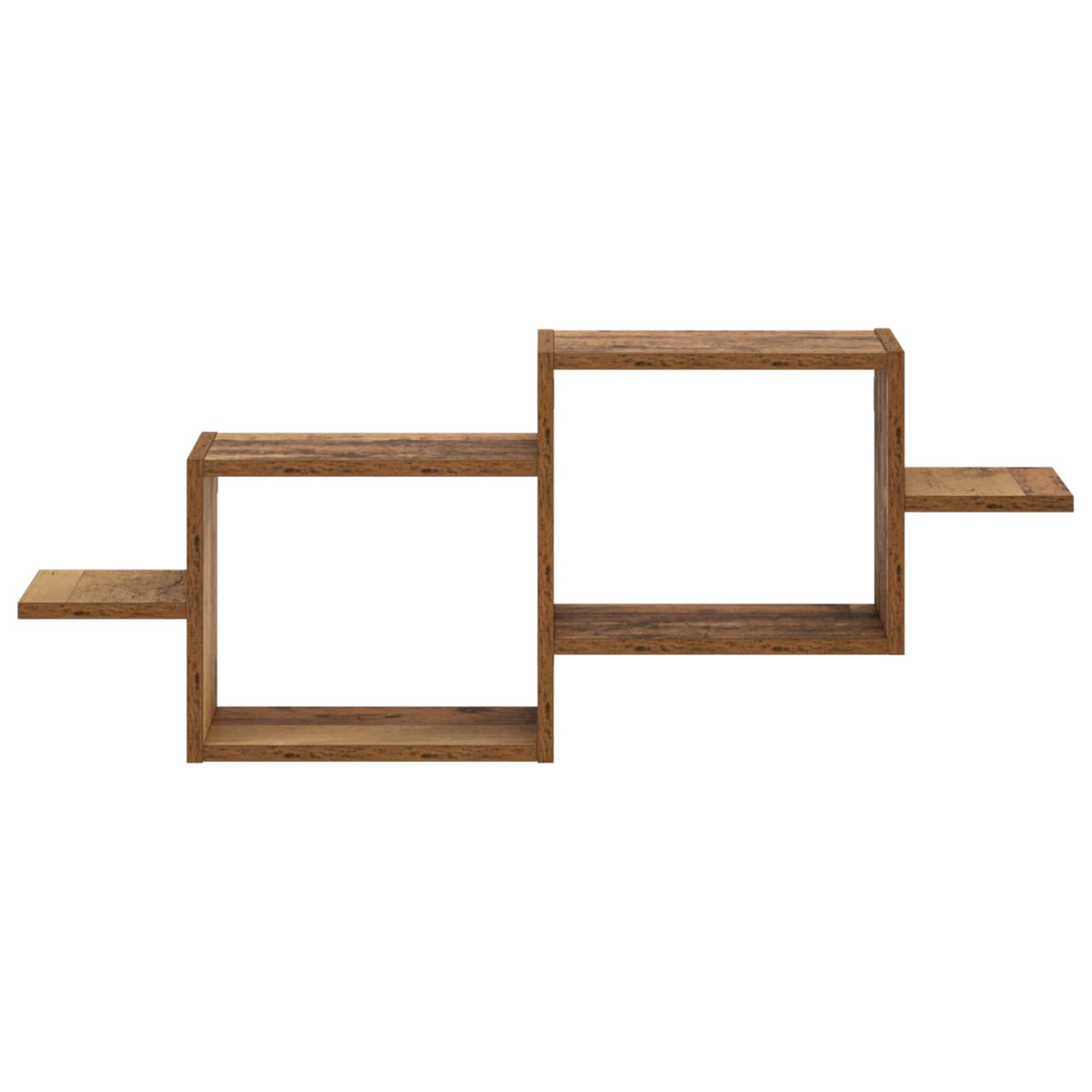 Wandplank Oud hout 95 x 17 x 37 cm Bewerkt hout
