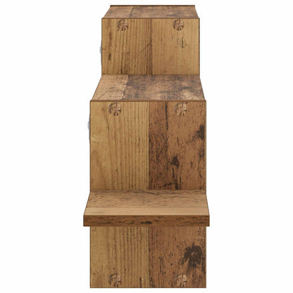 Wandplank Oud hout 95 x 17 x 37 cm Bewerkt hout