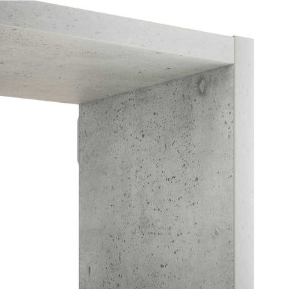 Wandplank Betongrijs 72 x 17 x 105 cm Bewerkt hout