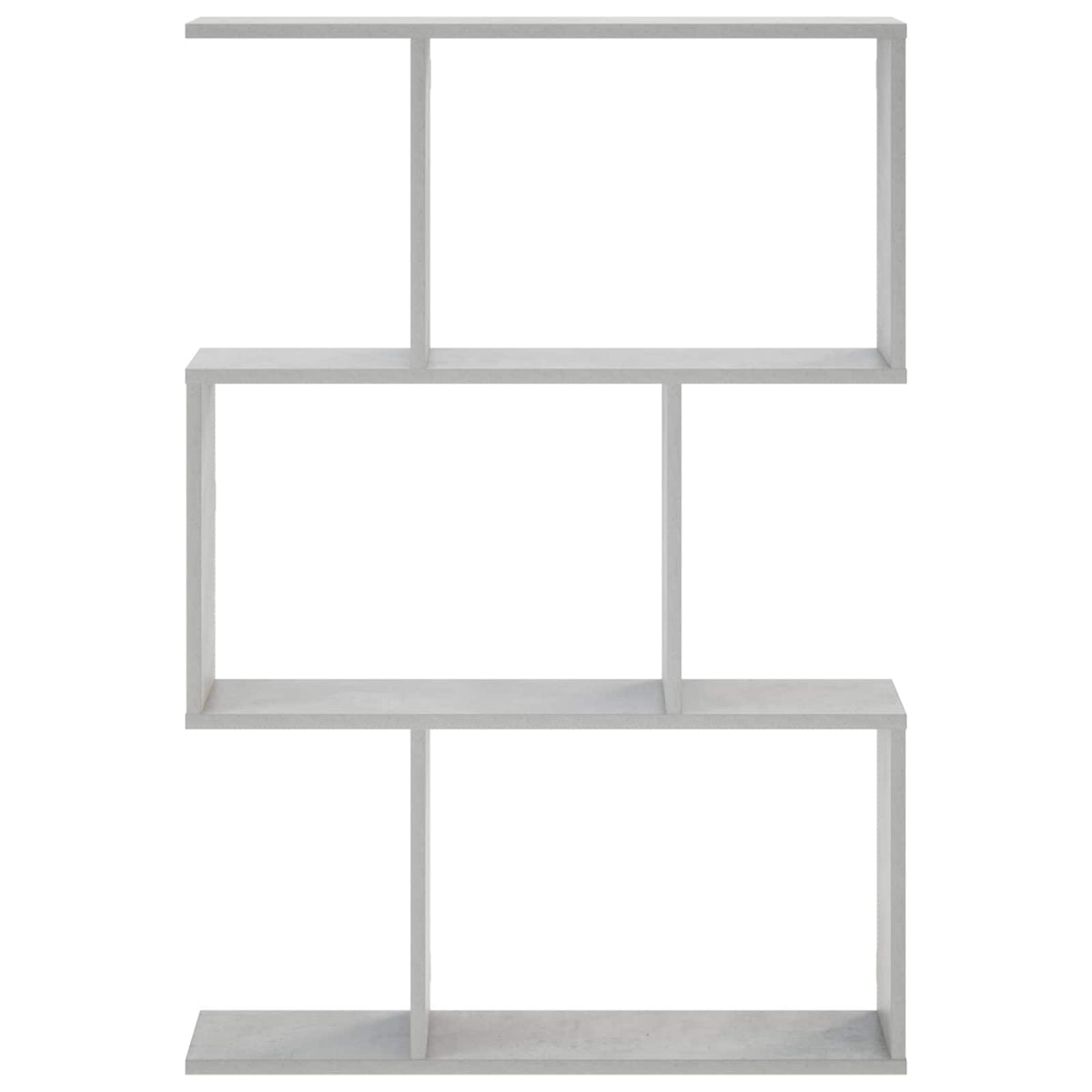 Wandplank Betongrijs 72 x 17 x 105 cm Bewerkt hout
