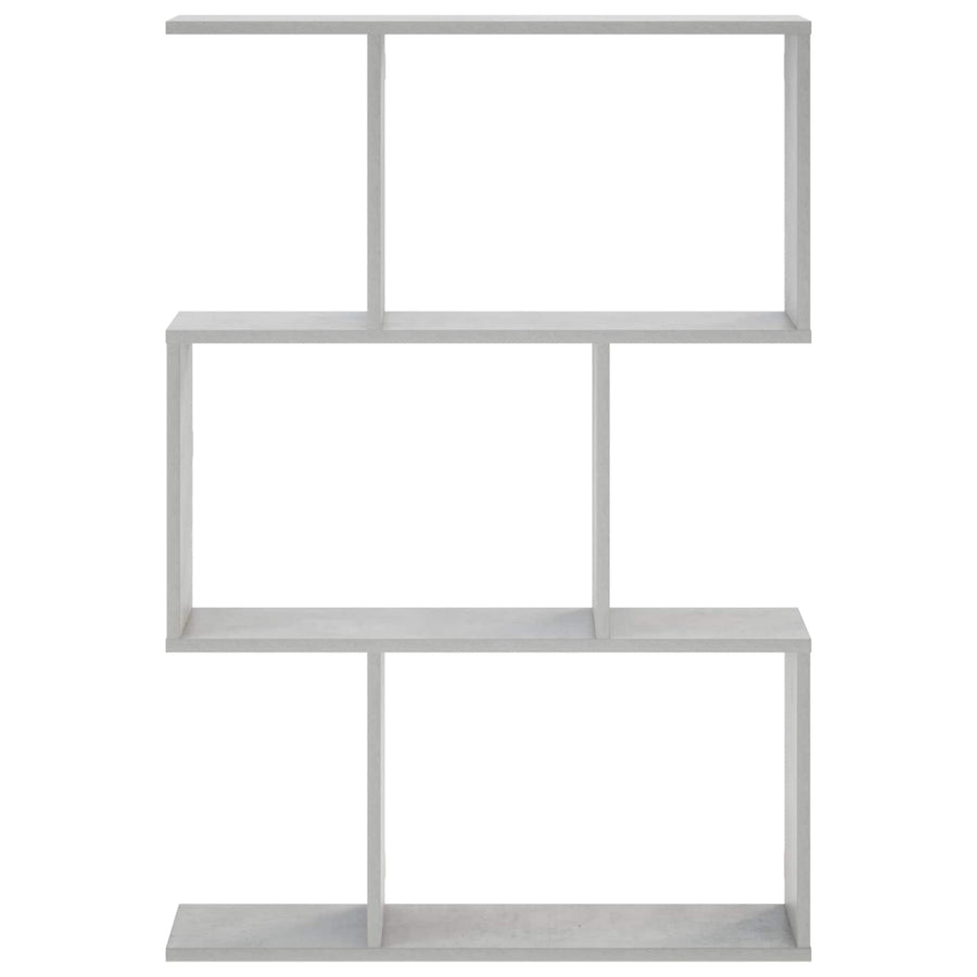 Wandplank Betongrijs 72 x 17 x 105 cm Bewerkt hout