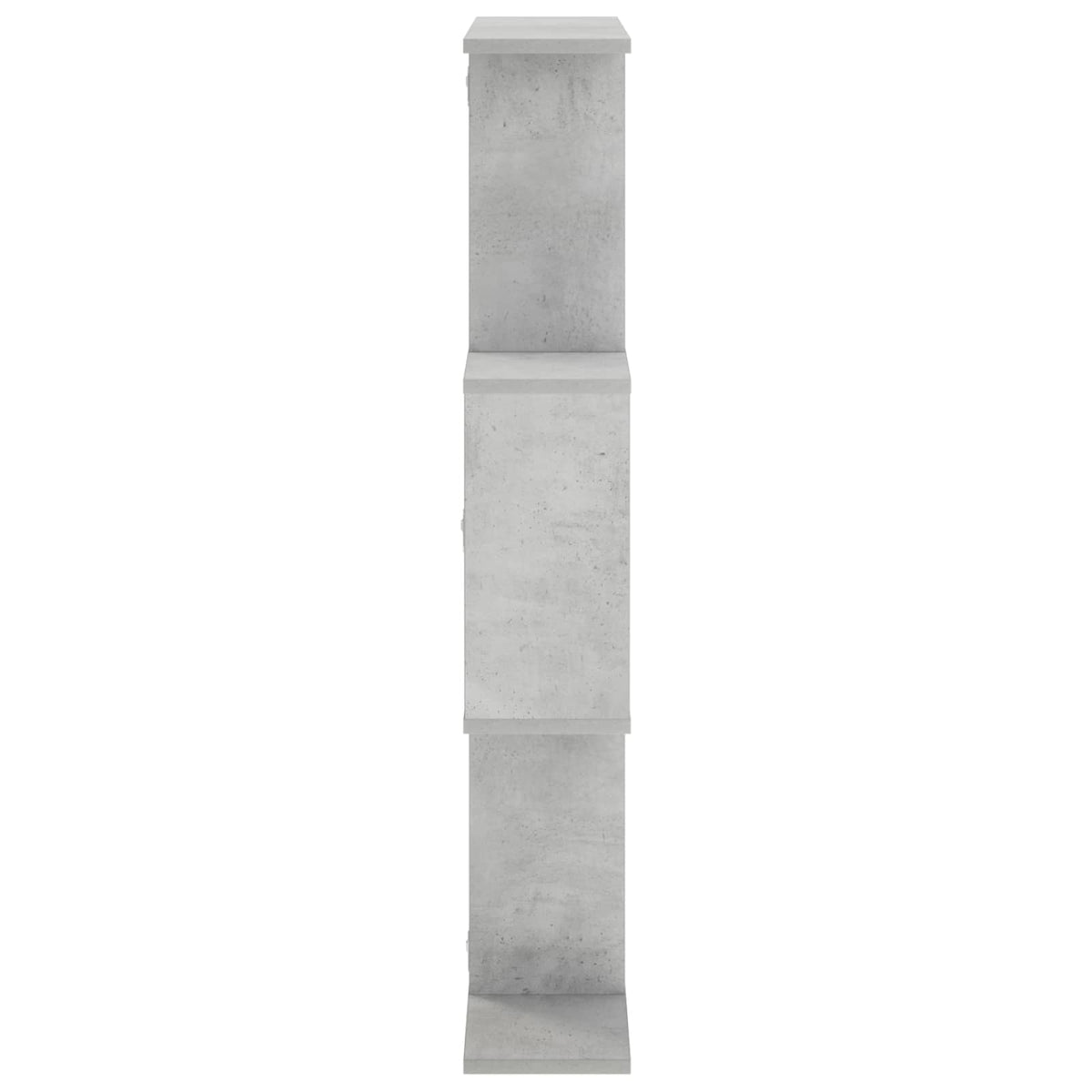 Wandplank Betongrijs 72 x 17 x 105 cm Bewerkt hout