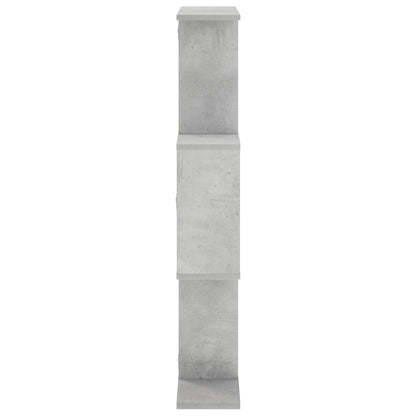 Wandplank Betongrijs 72 x 17 x 105 cm Bewerkt hout