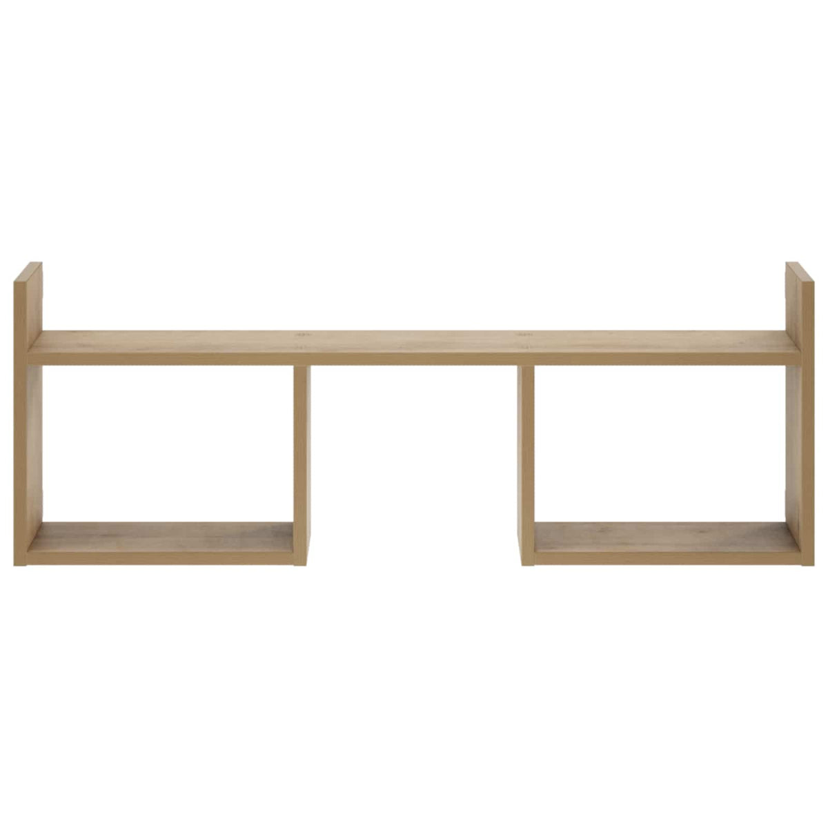 Wandplank Artisanaal eiken 90 x 17 x 32 cm Bewerkt hout