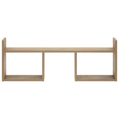 Wandplank Artisanaal eiken 90 x 17 x 32 cm Bewerkt hout