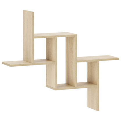 Wandplank Sonoma Eiken 87 x 17 x 75 cm Bewerkt hout