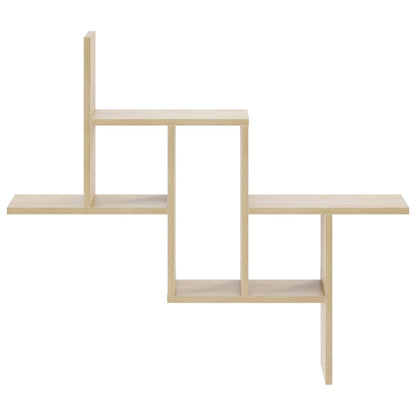 Wandplank Sonoma Eiken 87 x 17 x 75 cm Bewerkt hout