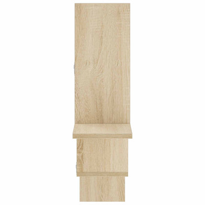 Wandplank Sonoma Eiken 87 x 17 x 75 cm Bewerkt hout