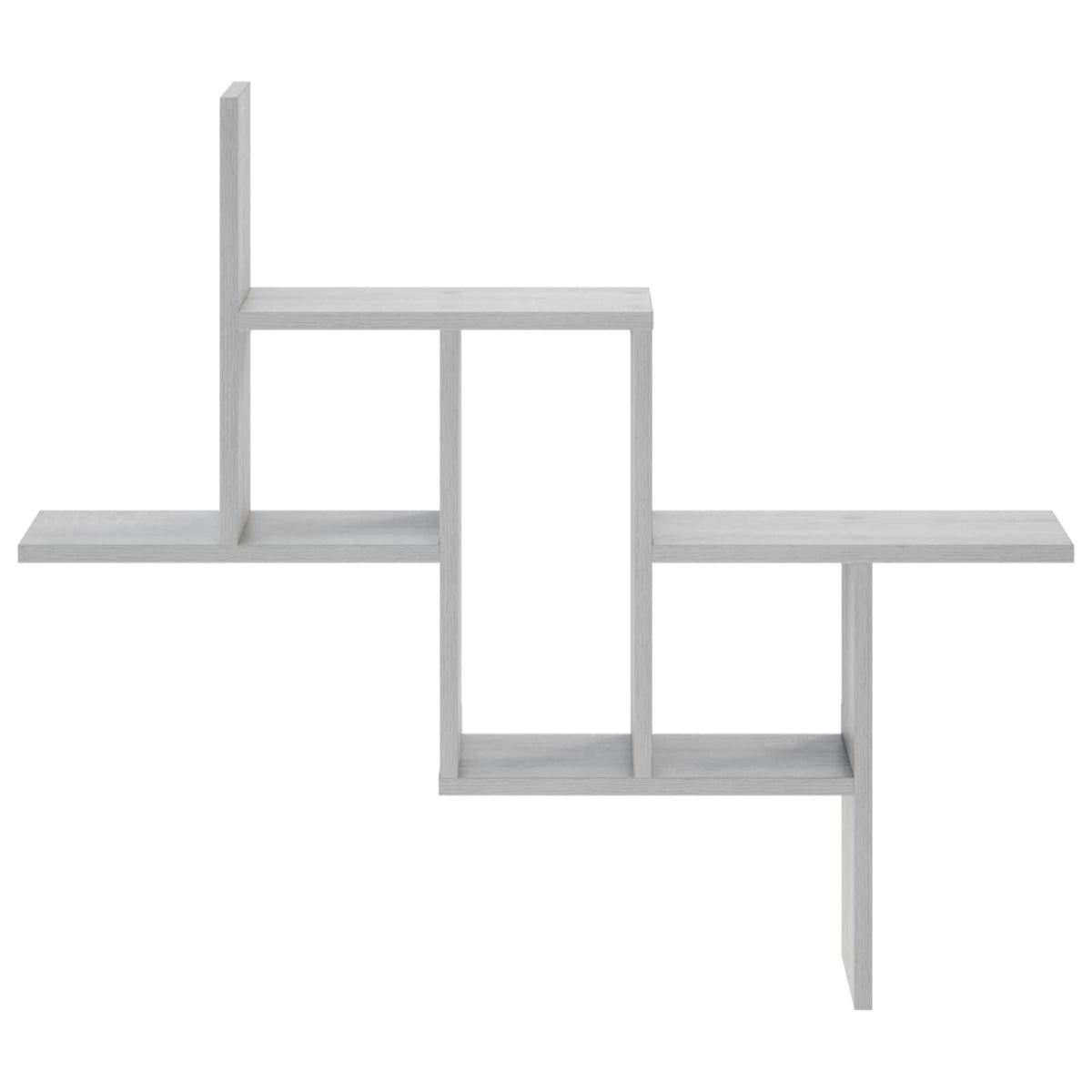 Wandplank Grijs Sonoma 87 x 17 x 75 cm Bewerkt hout