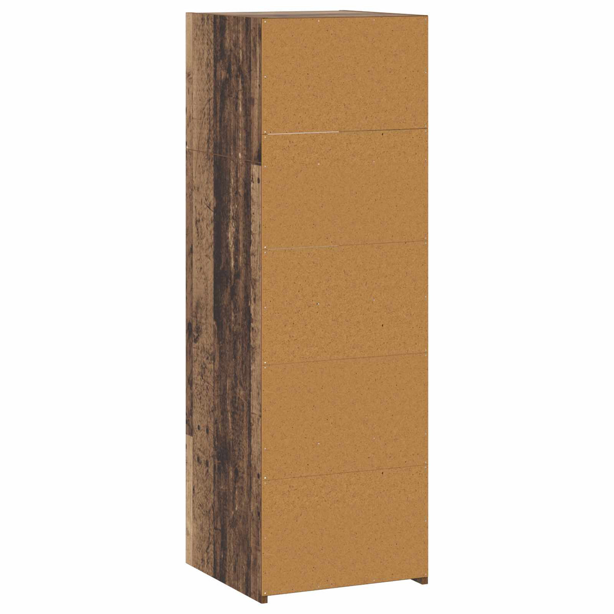 Hoge kast Oud hout 40 x 41 x 124 cm Bewerkt hout
