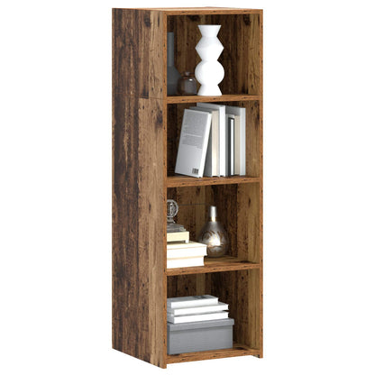 Hoge kast Oud hout 40 x 41 x 124 cm Bewerkt hout