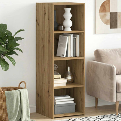 Hoge kast Artisanaal eiken 40 x 41 x 124 cm Bewerkt hout