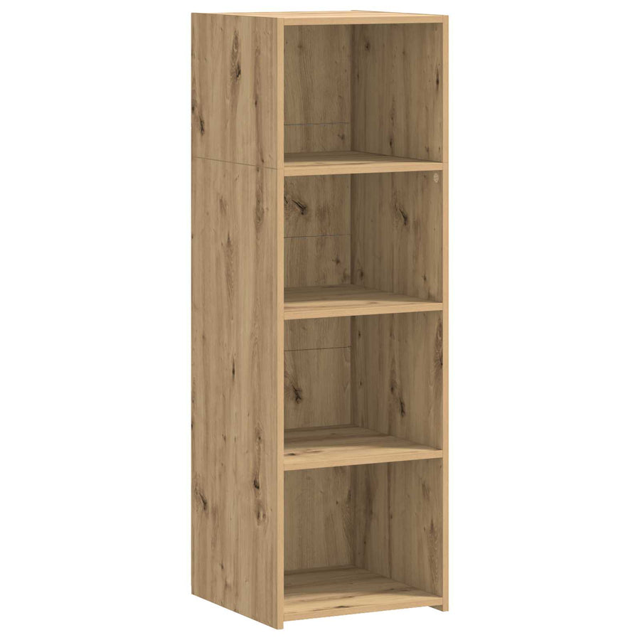 Hoge kast Artisanaal eiken 40 x 41 x 124 cm Bewerkt hout