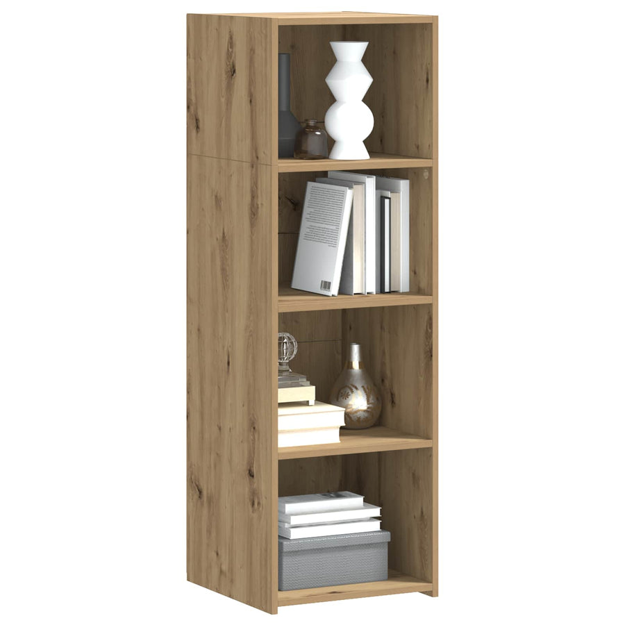 Hoge kast Artisanaal eiken 40 x 41 x 124 cm Bewerkt hout