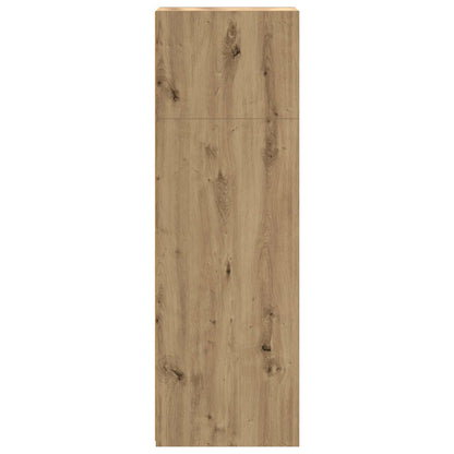 Hoge kast Artisanaal eiken 40 x 41 x 124 cm Bewerkt hout