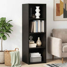 Hoge kast zwart eiken 40x41x124 cm