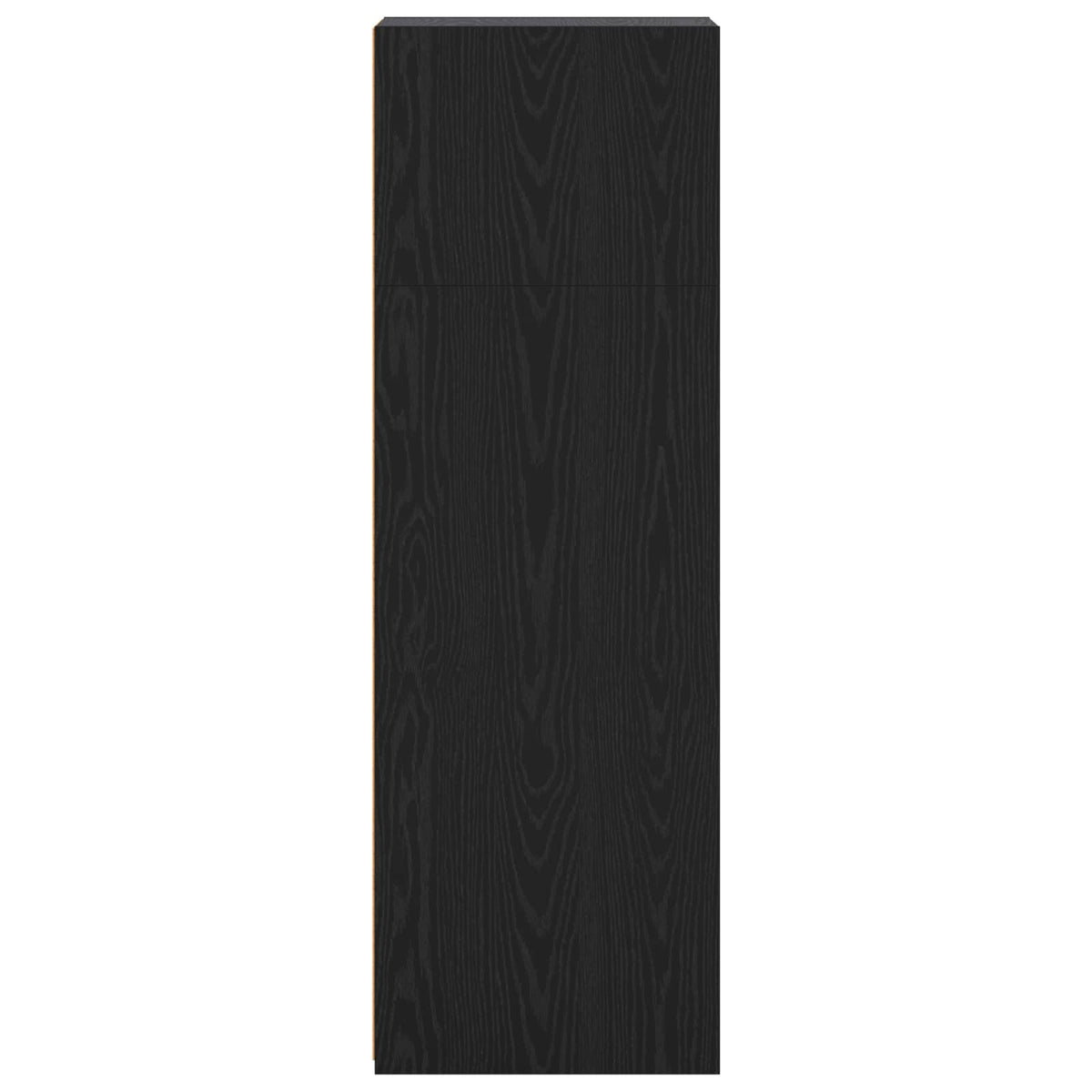 Hoge kast Zwart eiken 40 x 41 x 124 cm Bewerkt hout