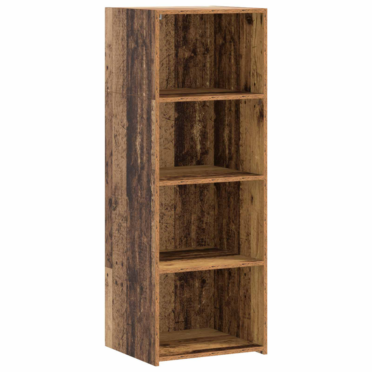 Hoge kast Oud hout 45 x 41 x 124 cm Bewerkt hout