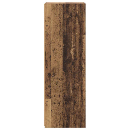 Hoge kast Oud hout 45 x 41 x 124 cm Bewerkt hout
