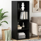 Hoge kast zwart eiken 45x41x124 cm