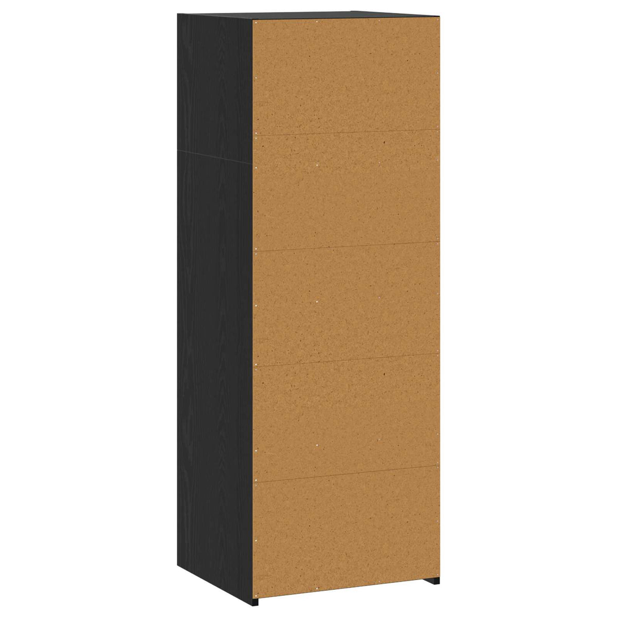 Hoge kast Zwart eiken 45 x 41 x 124 cm Bewerkt hout