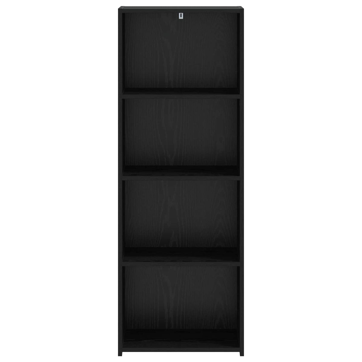 Hoge kast Zwart eiken 45 x 41 x 124 cm Bewerkt hout