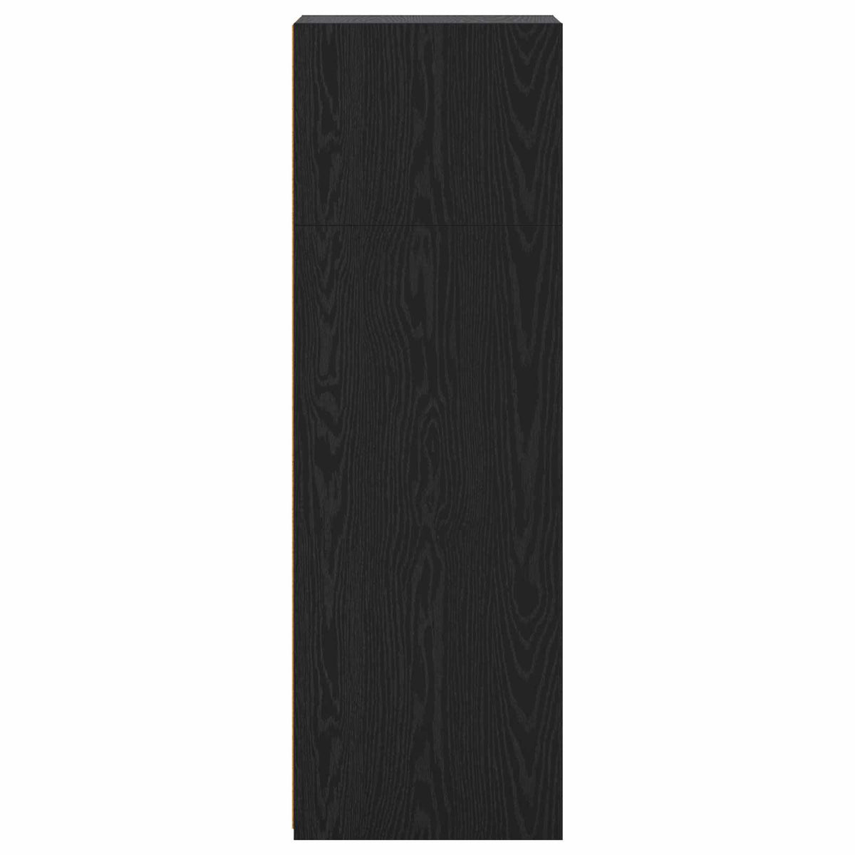 Hoge kast Zwart eiken 45 x 41 x 124 cm Bewerkt hout