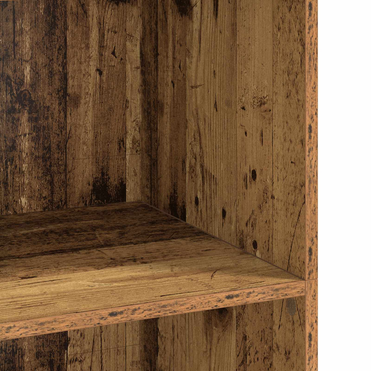 Hoge kast Oud hout 70 x 41 x 124 cm Bewerkt hout