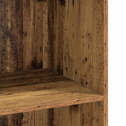 Hoge kast Oud hout 70 x 41 x 124 cm Bewerkt hout