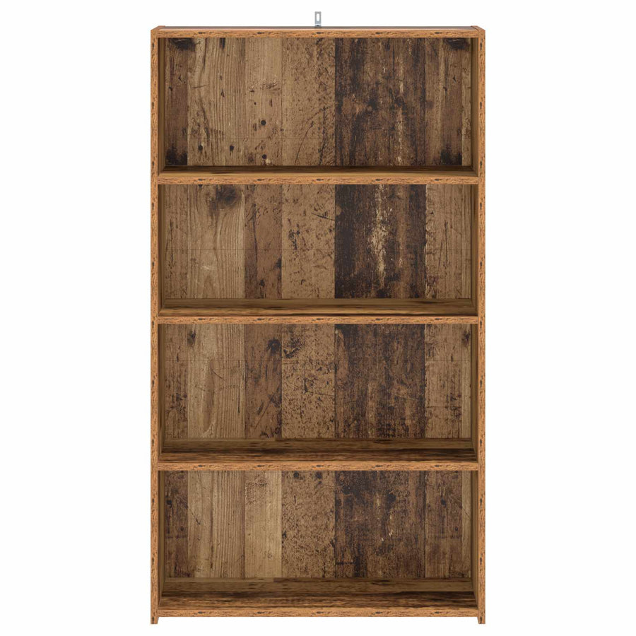 Hoge kast Oud hout 70 x 41 x 124 cm Bewerkt hout