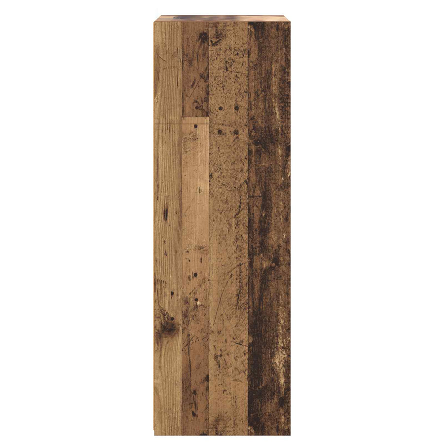 Hoge kast Oud hout 70 x 41 x 124 cm Bewerkt hout