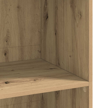 Hoge kast Artisanaal eiken 70 x 41 x 124 cm Bewerkt hout