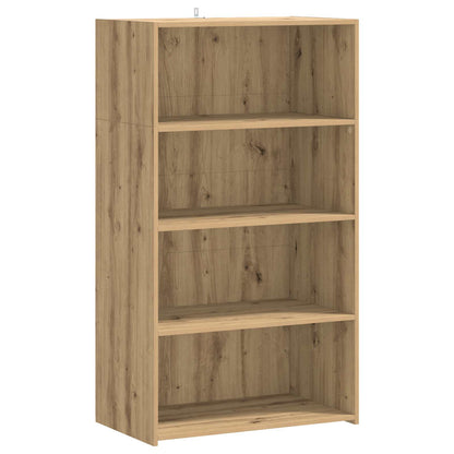 Hoge kast Artisanaal eiken 70 x 41 x 124 cm Bewerkt hout
