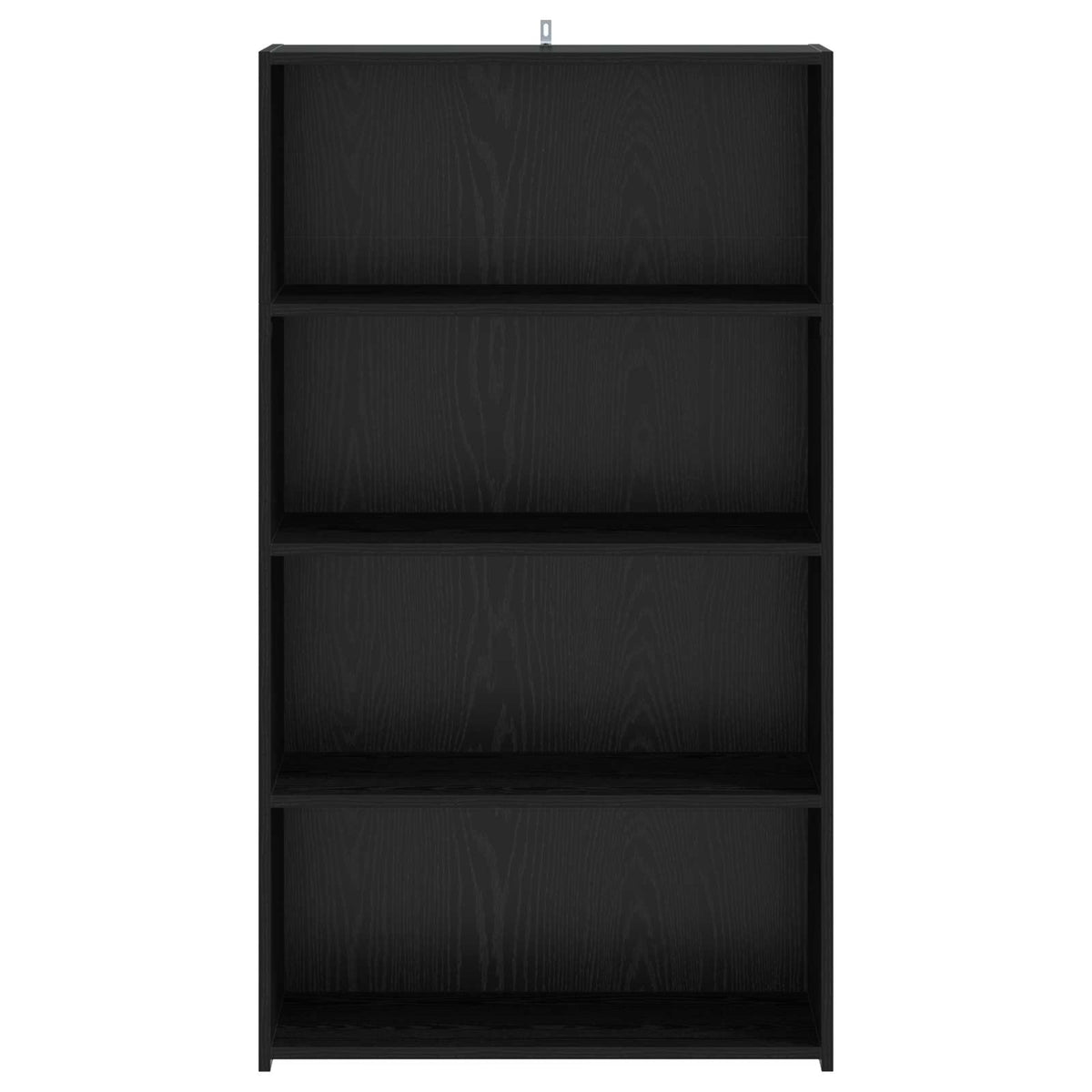 Hoge kast Zwart eiken 70 x 41 x 124 cm Bewerkt hout