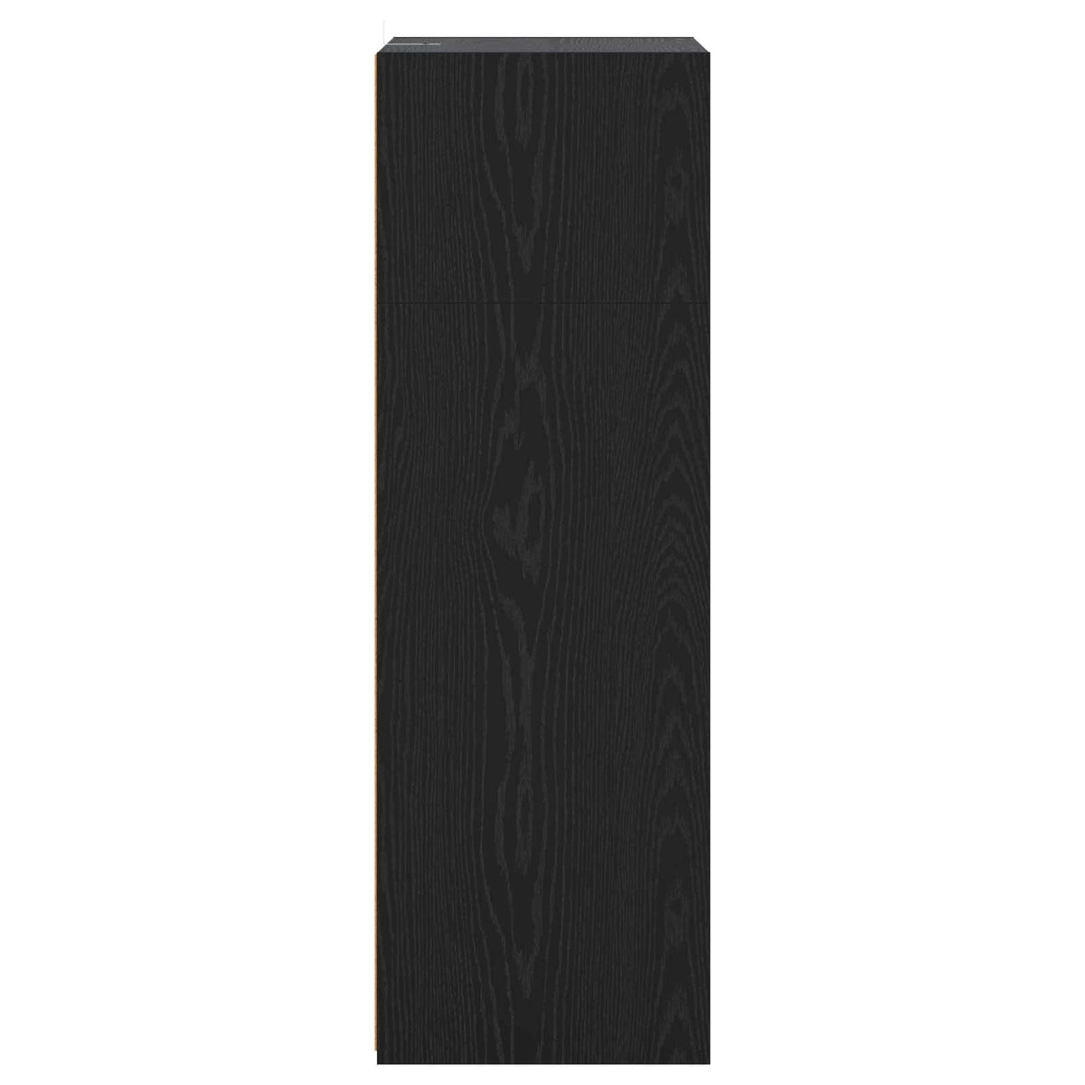 Hoge kast Zwart eiken 70 x 41 x 124 cm Bewerkt hout