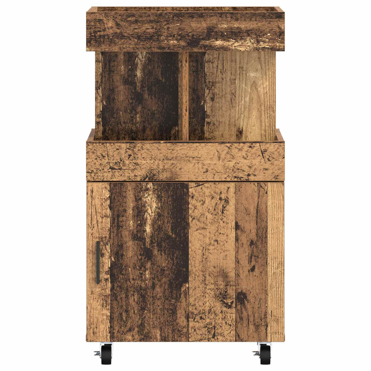 Serveerwagen Eikenhout 50 x 41 x 89 cm Bewerkt hout