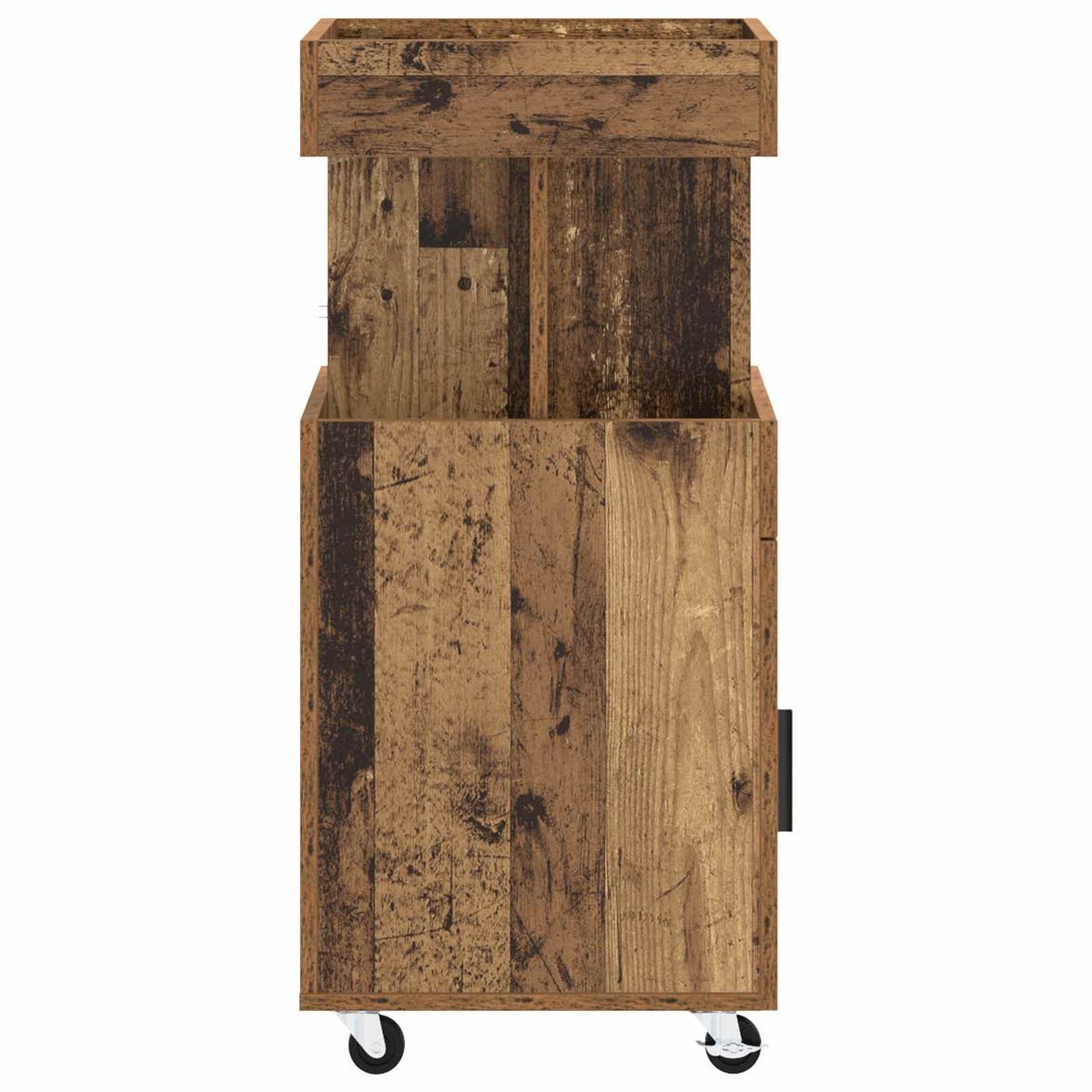 Serveerwagen Eikenhout 50 x 41 x 89 cm Bewerkt hout
