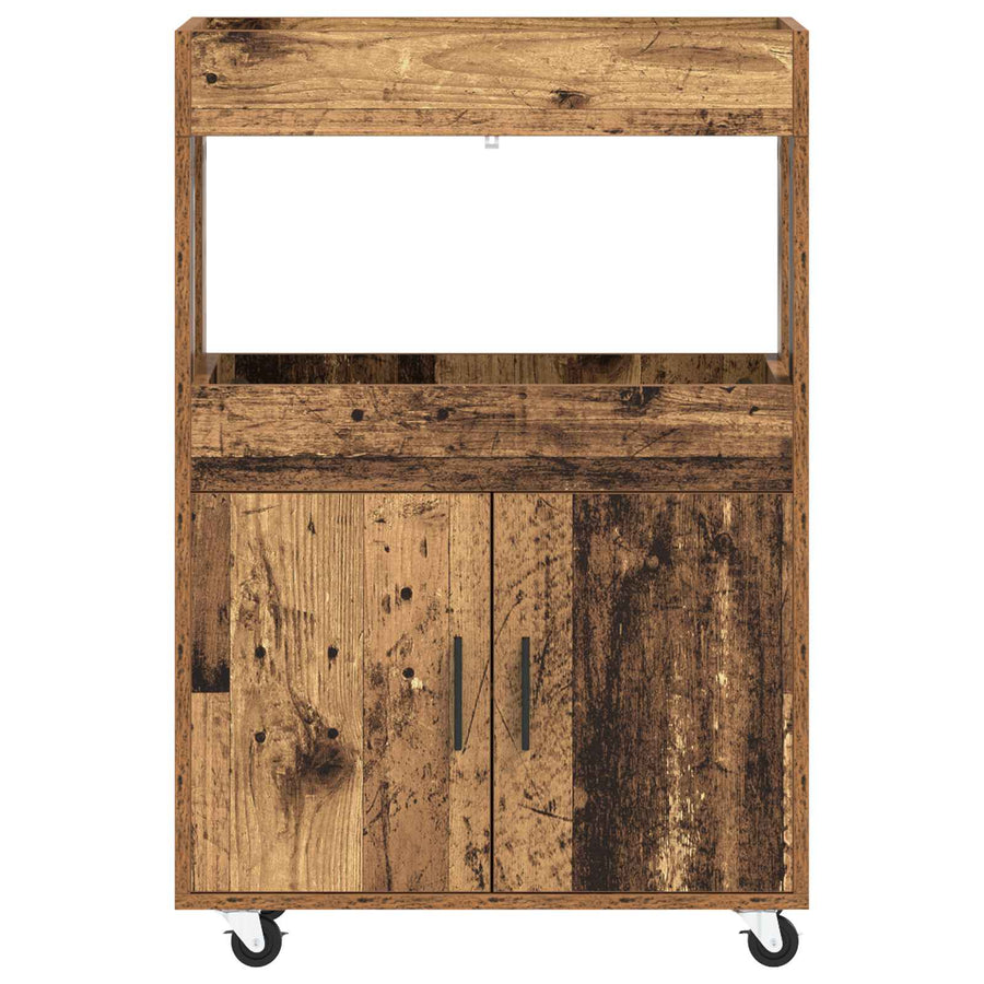 Bar Kar Eikenhout 60 x 39,5 x 89 cm Bewerkt hout