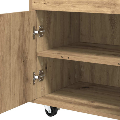 Bar Kar Artisanaal eiken 60 x 39,5 x 89 cm Bewerkt hout