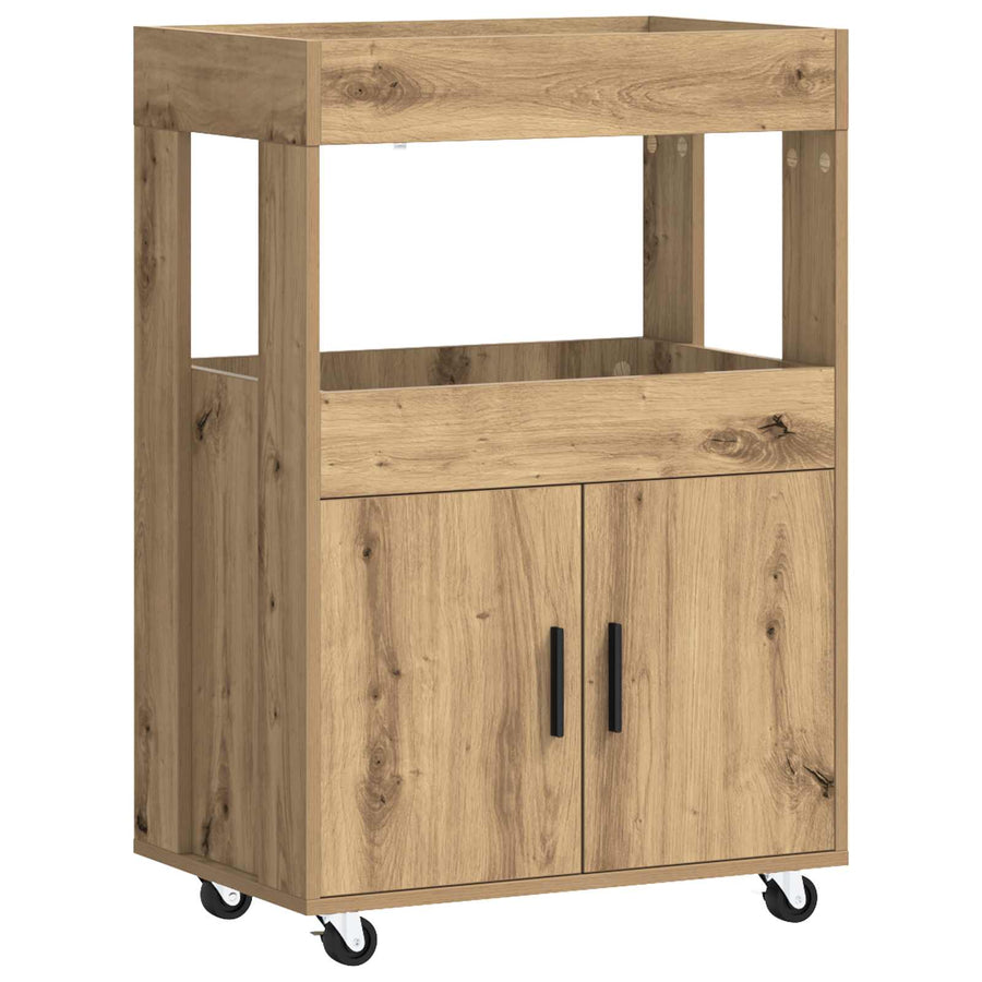 Bar Kar Artisanaal eiken 60 x 39,5 x 89 cm Bewerkt hout