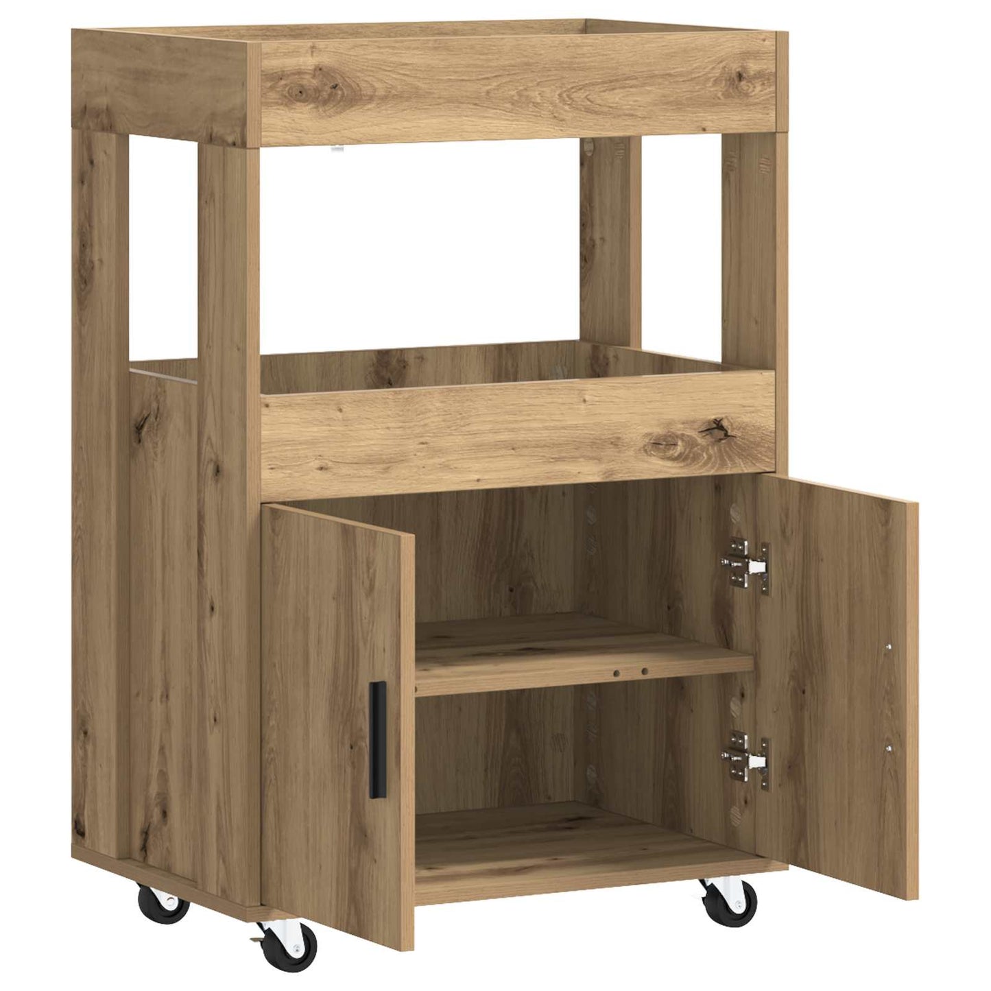 Bar Kar Artisanaal eiken 60 x 39,5 x 89 cm Bewerkt hout