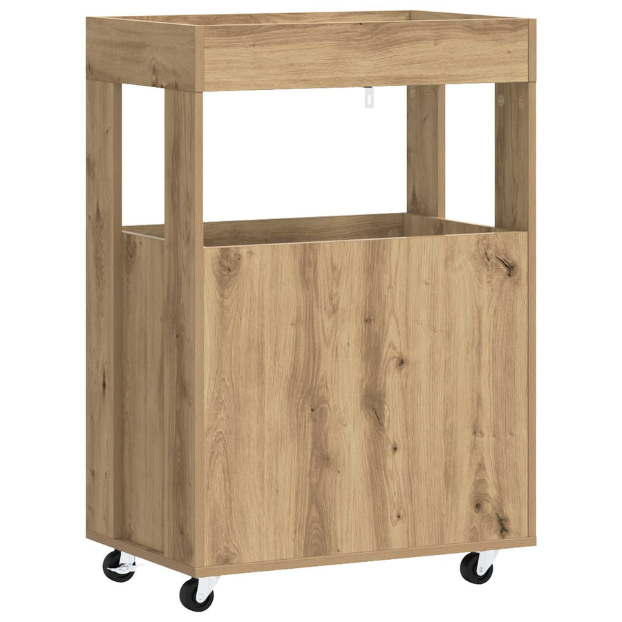 Bar Kar Artisanaal eiken 60 x 39,5 x 89 cm Bewerkt hout